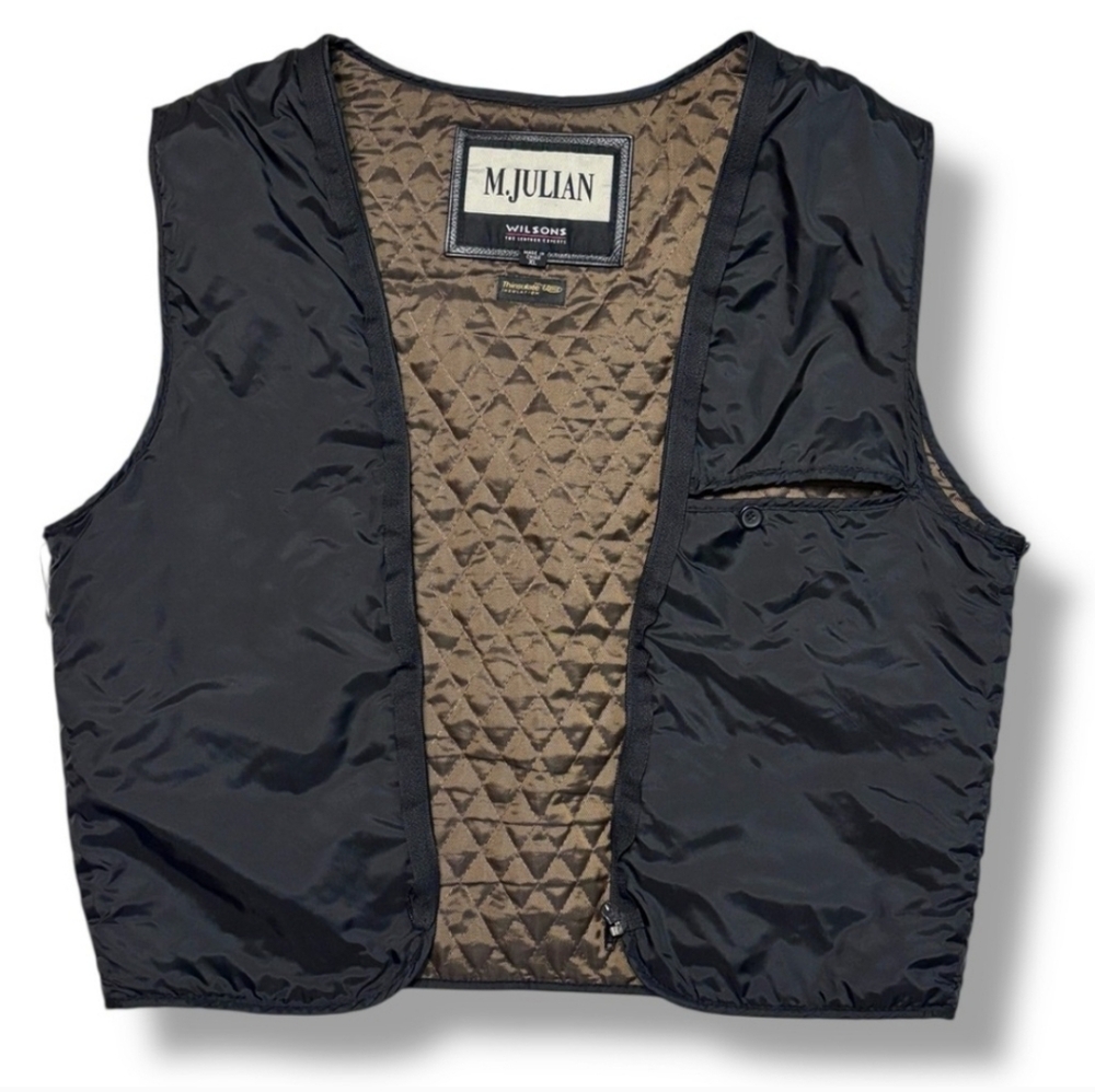 WILSON LEATHER x M. Julian Quilted Vest Liner VINTAGE